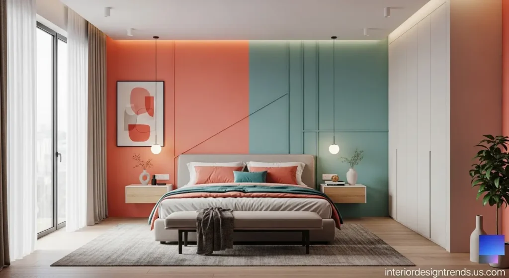 Coral and Teal | Vibrant and Playful