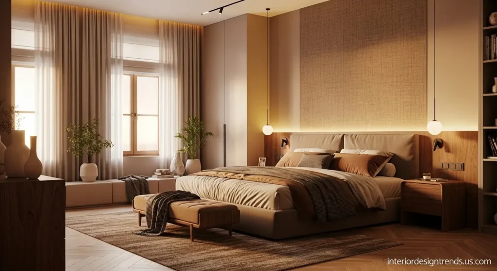 Warm Hues: Earthy Browns, Soft Yellows